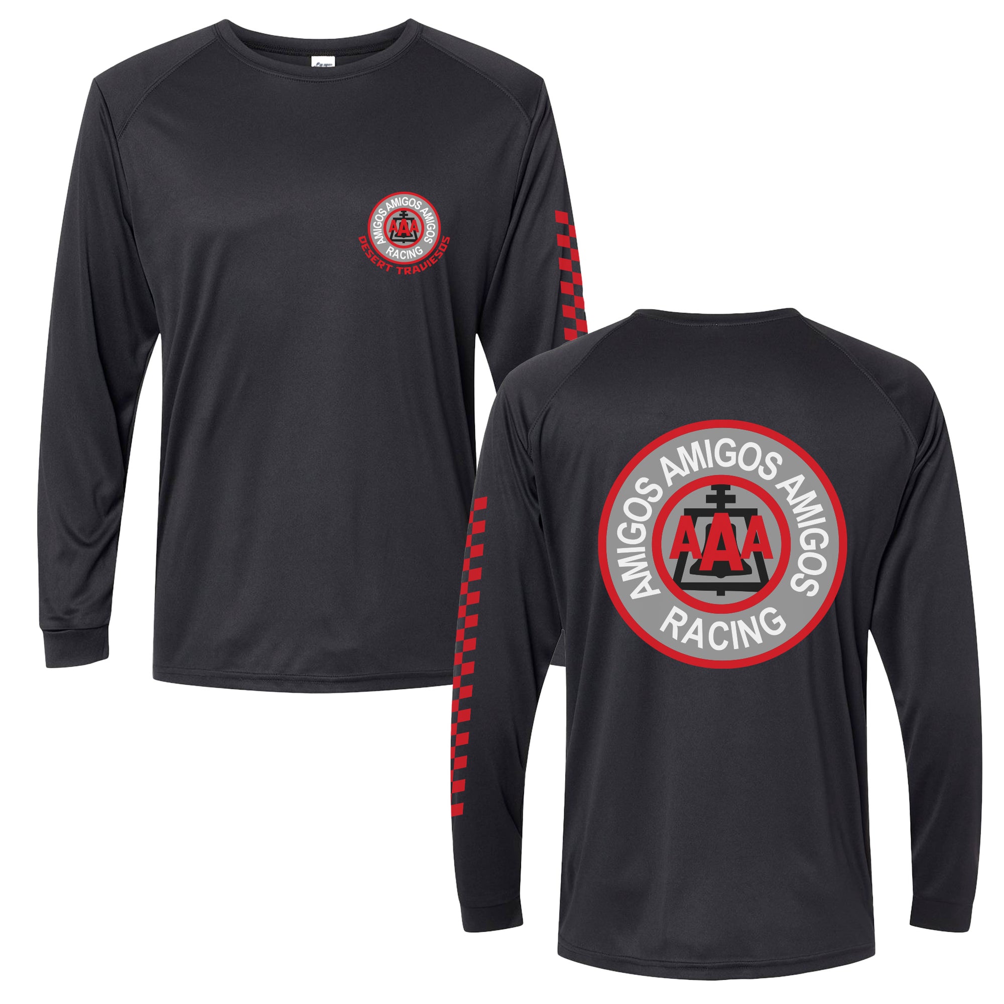 AAA RACING -PERFORMANCE LONGSLEEVE (BLACK) - AAA RACING